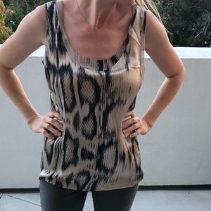 Addison silk tank top